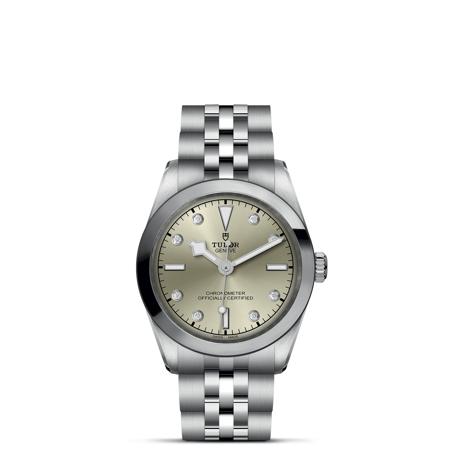 TUDOR Watch TUDOR Black Bay One 31mm Champagne Diamond Dial, Stainless Steel Bracelet (M79600-0006)