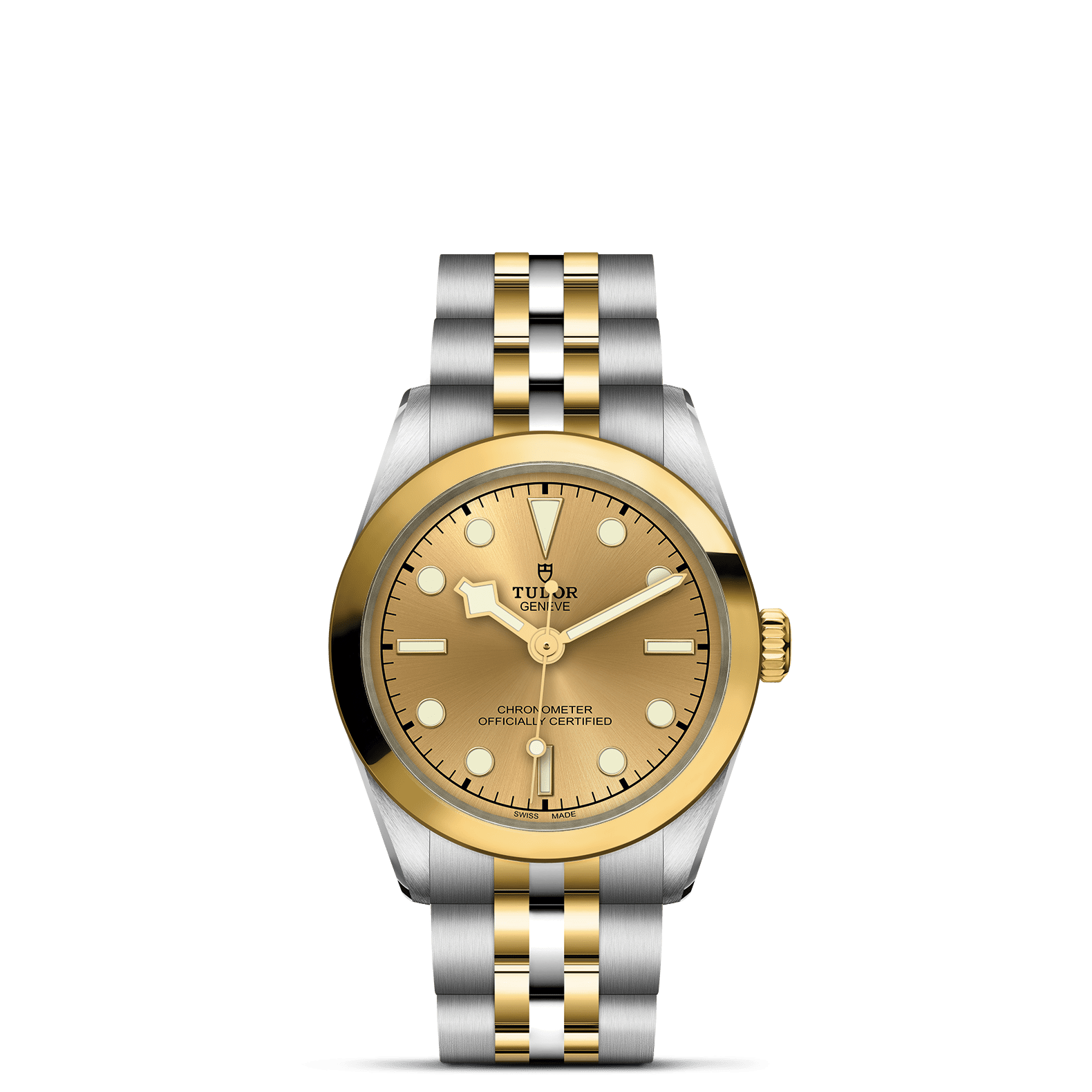 TUDOR Watch TUDOR Black Bay One 31mm S&G Champagne Diamond Dial, Two Tone Bracelet(M79603-0005)