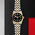 TUDOR Watch TUDOR Black Bay One 36mm S&G Black Dial, Two Tone Bracelet (M79643-0001)