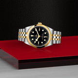 TUDOR Watch TUDOR Black Bay One 36mm S&G Black Dial, Two Tone Bracelet (M79643-0001)
