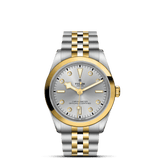 TUDOR Watch TUDOR Black Bay One 36mm S&G Silver Diamond Dial, Two Tone Bracelet (M79643-0007)