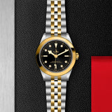 TUDOR Watch TUDOR Black Bay One 39 S&G Black Diamond Dial, Two Tone Bracelet (M79663-0006)