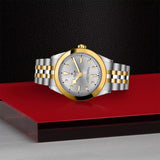 TUDOR Watch TUDOR Black Bay One 39mm S&G Silver Diamond Dial, Two Tone Bracelet (M79663-0007)