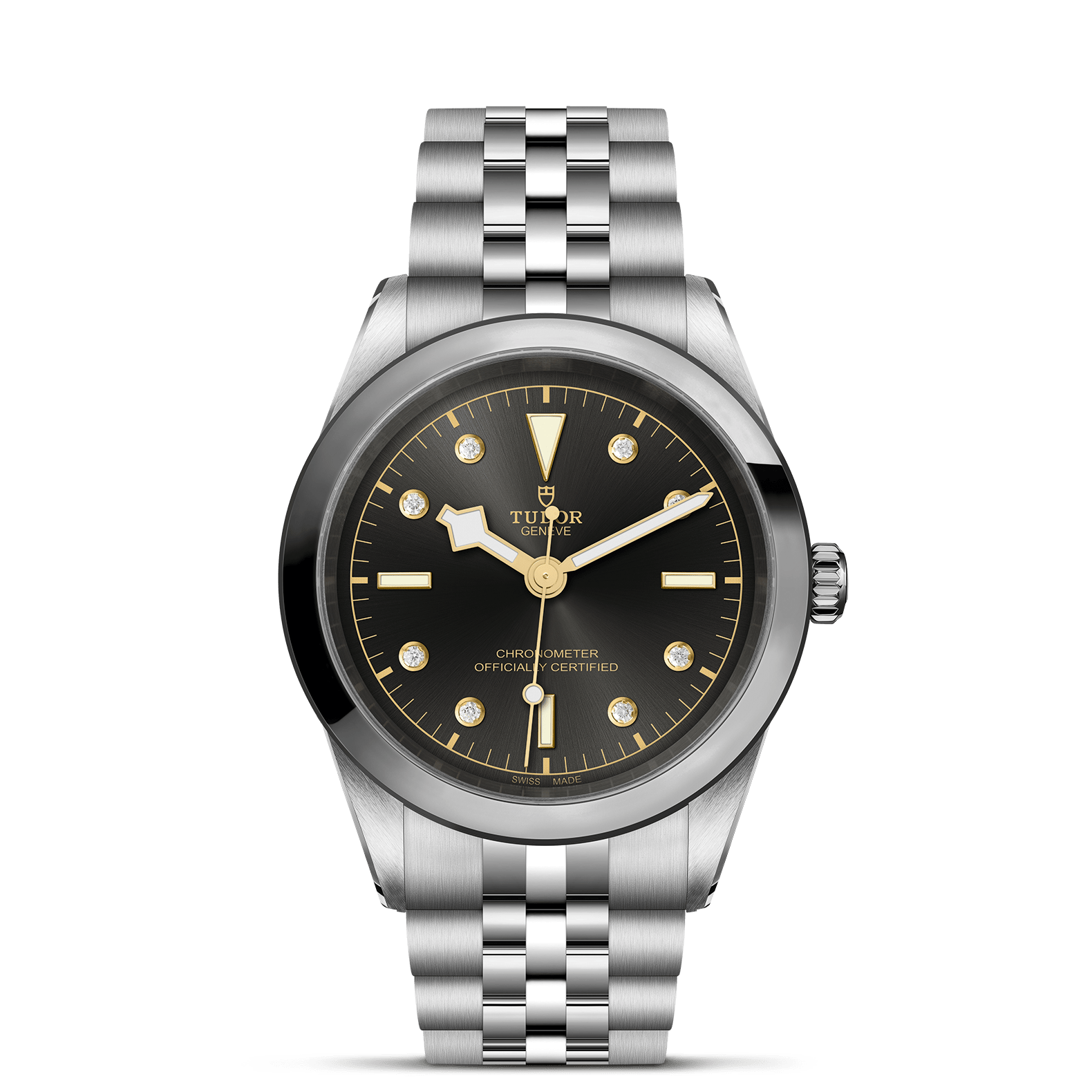 TUDOR Watch TUDOR Black Bay One 41 Black Diamond Dial, Stainless Steel Bracelet (M79680-0004)