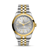 TUDOR Watch TUDOR Black Bay One 41mm S&G Silver Diamond Dial, Two Tone Bracelet (M79683-0007)