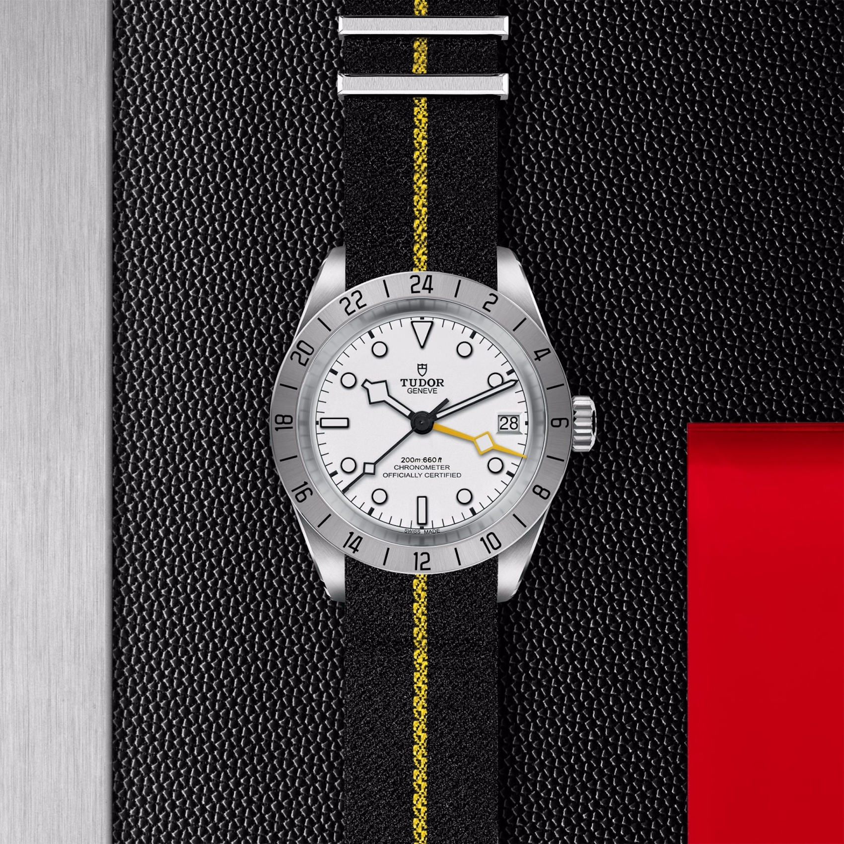 TUDOR Watch TUDOR Black Bay Pro, White Dial, Black Fabric Strap (M79470-0005)