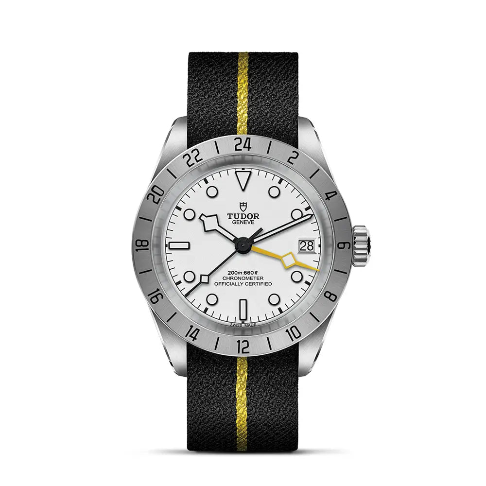 TUDOR Watch TUDOR Black Bay Pro, White Dial, Black Fabric Strap (M79470-0005)