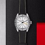 TUDOR Watch TUDOR Black Bay Pro, White Dial, Hybrid Rubber and Leather Strap (M79470-0006)