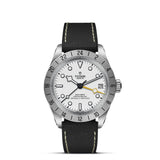TUDOR Watch TUDOR Black Bay Pro, White Dial, Hybrid Rubber and Leather Strap (M79470-0006)