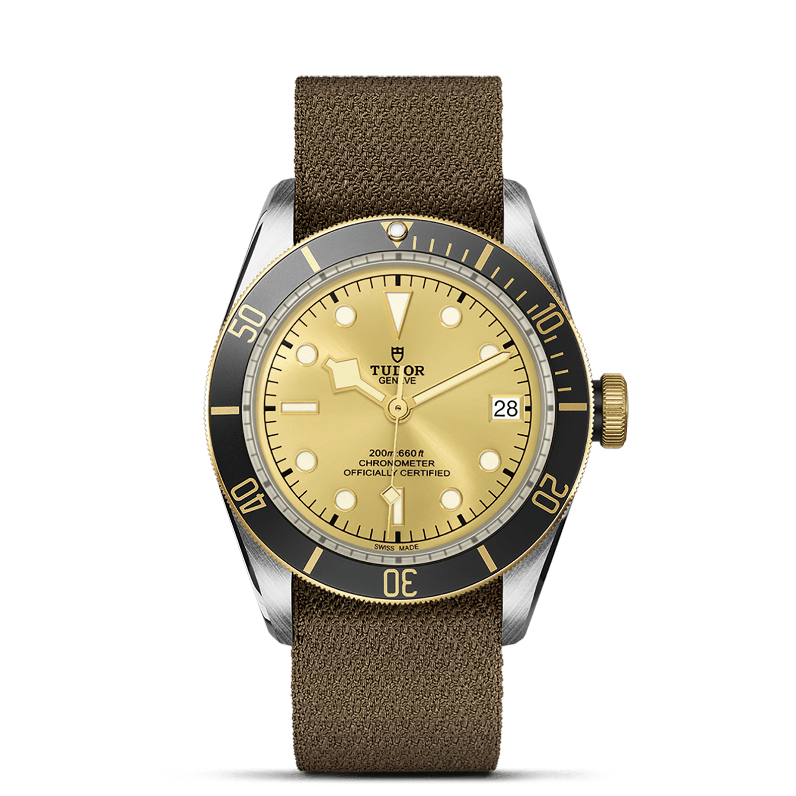 TUDOR Watch TUDOR Black Bay S&G 41mm Champagne Dial, Fabric Strap (M79733N-0006)