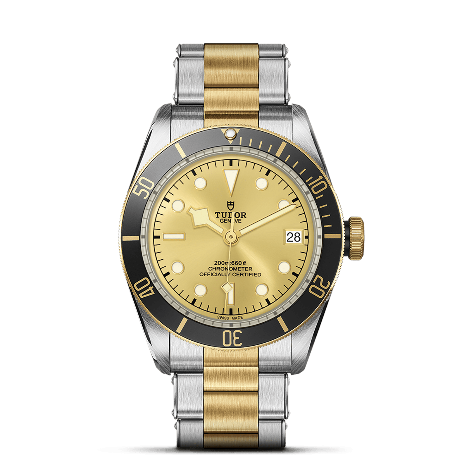 TUDOR Watch TUDOR Black Bay S&G 41mm Champagne Dial, Two Tone Bracelet (M79733N-0004)