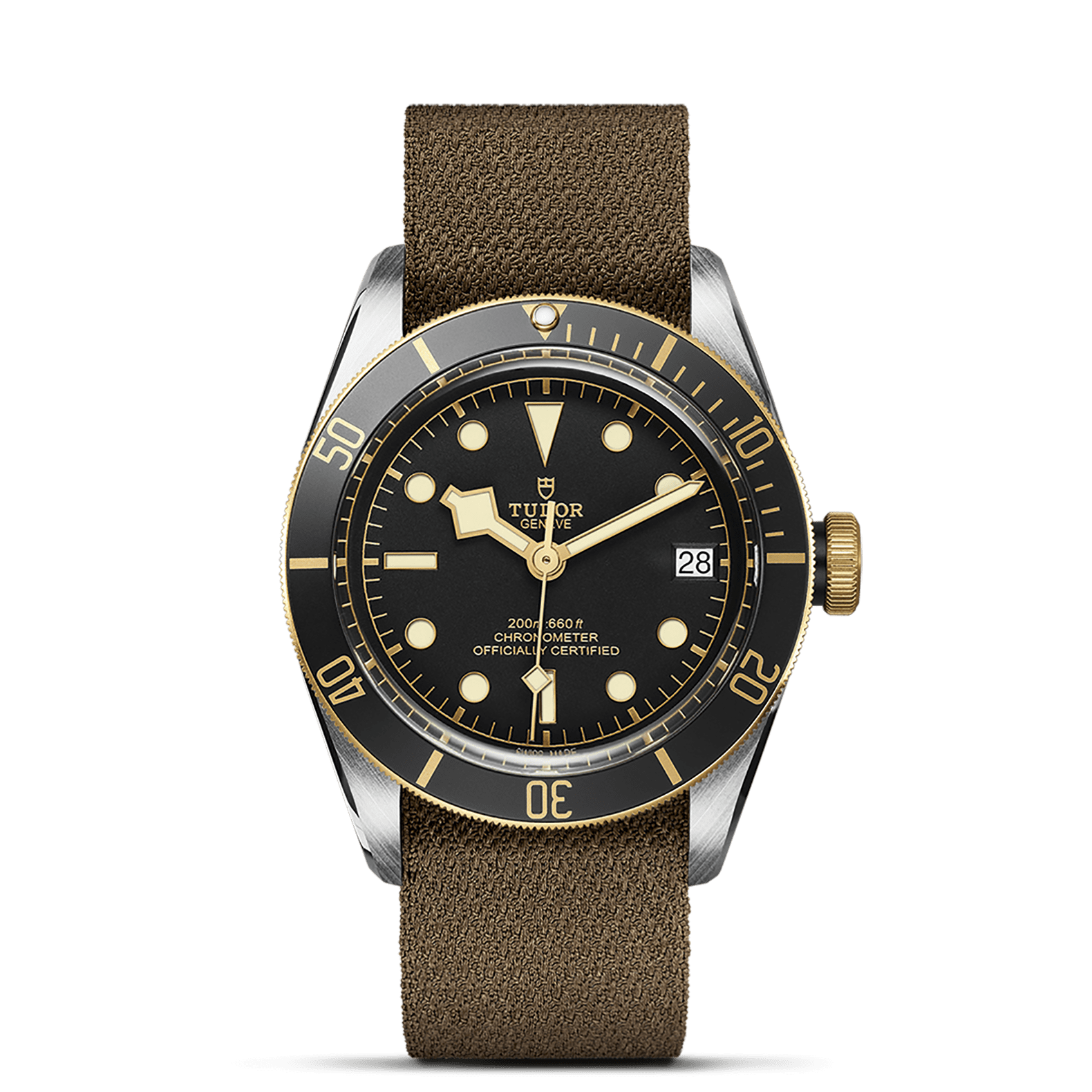 TUDOR Watch TUDOR Black Bay S&G Black Dial, Fabric Strap (M79733N-0005)