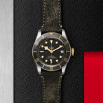 TUDOR Watch TUDOR Black Bay S&G Black Dial, Leather Strap (M79733N-0007)