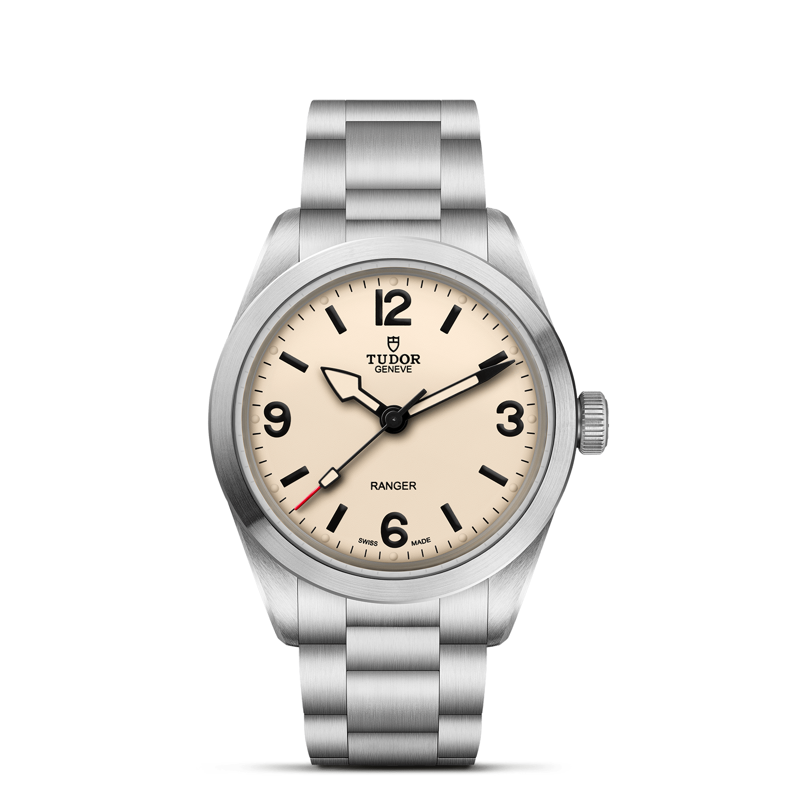 TUDOR Ranger, Beige Dial, Steel Bracelet (M79950-0008) – Springer's TUDOR Ranger, Beige Dial, Steel Bracelet (M79950-0008) – Springer's