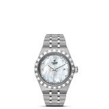 TUDOR Watch TUDOR Royal, 28mm Mother of Pearl Diamond Set Dial, Stainless Steel Bracelet (M28300-0005)