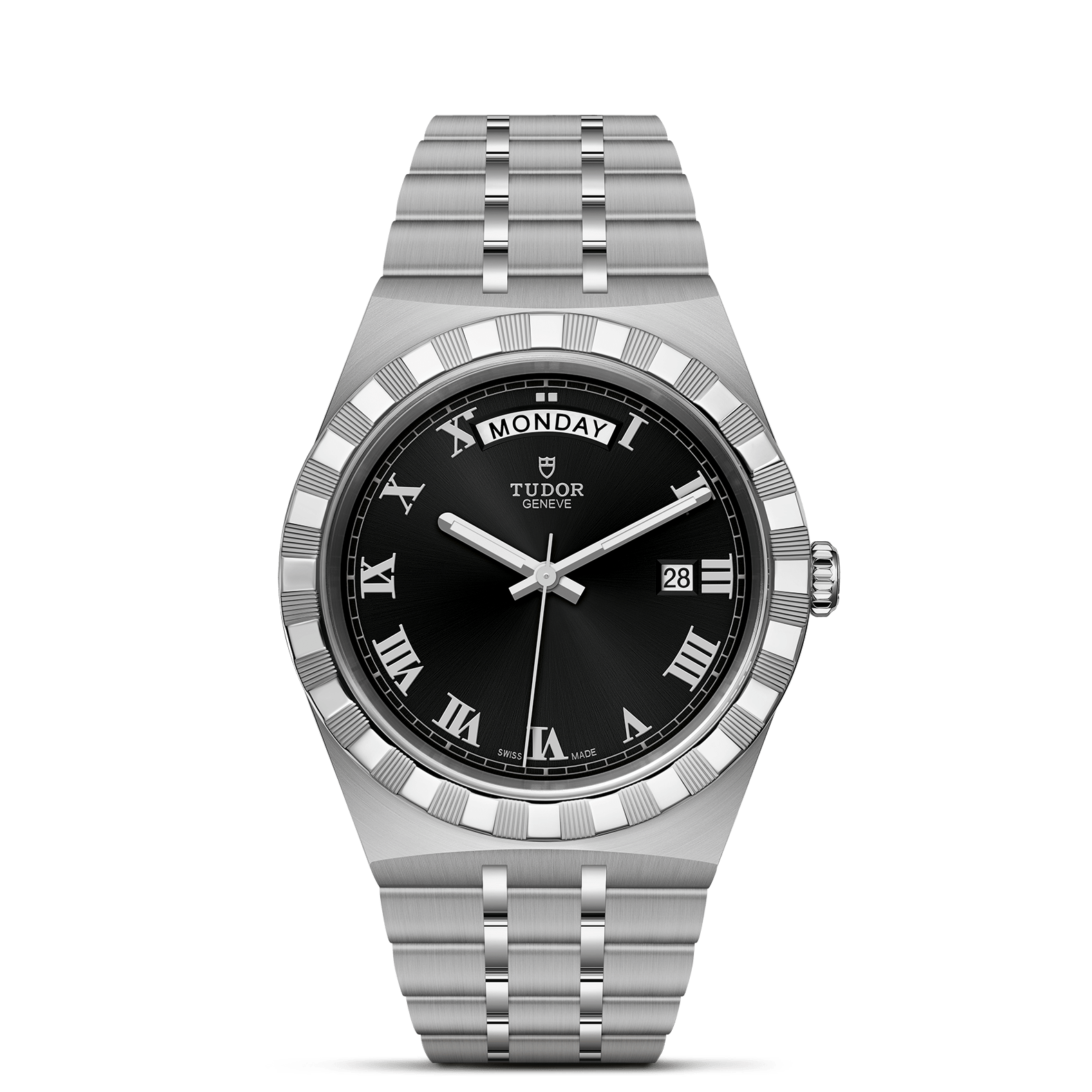 TUDOR Watch TUDOR Royal 41mm Black Dial, Stainless Steel Bracelet (M28600-0003)
