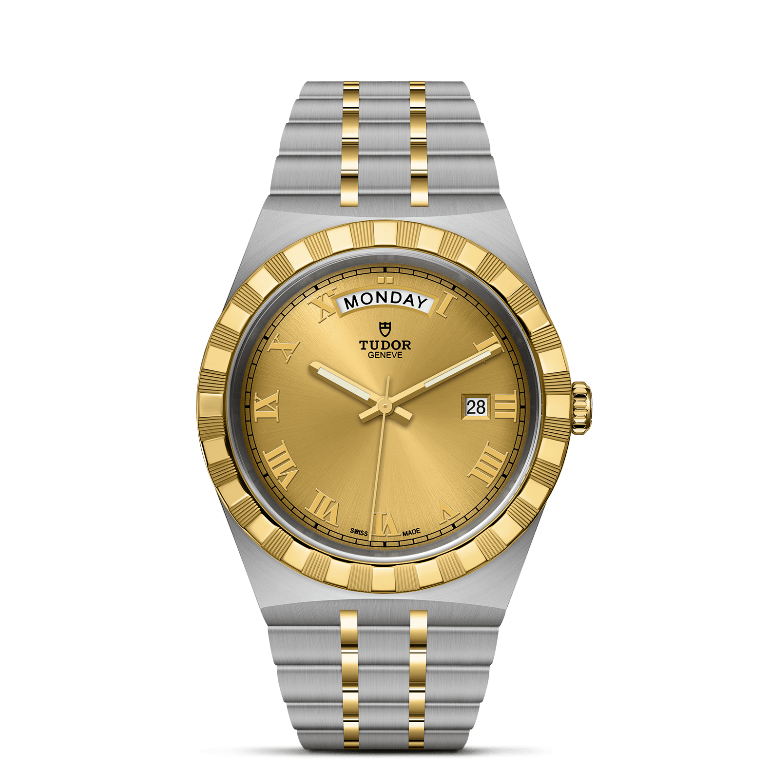 TUDOR Watch TUDOR Royal 41mm Champagne Dial, Two Tone Bracelet (M28603-0004)