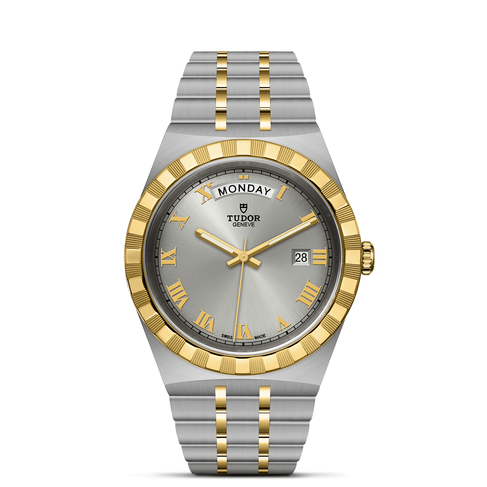 TUDOR Watch TUDOR Royal 41mm Silver Dial, Stainless Steel Bracelet (M28603-0001)