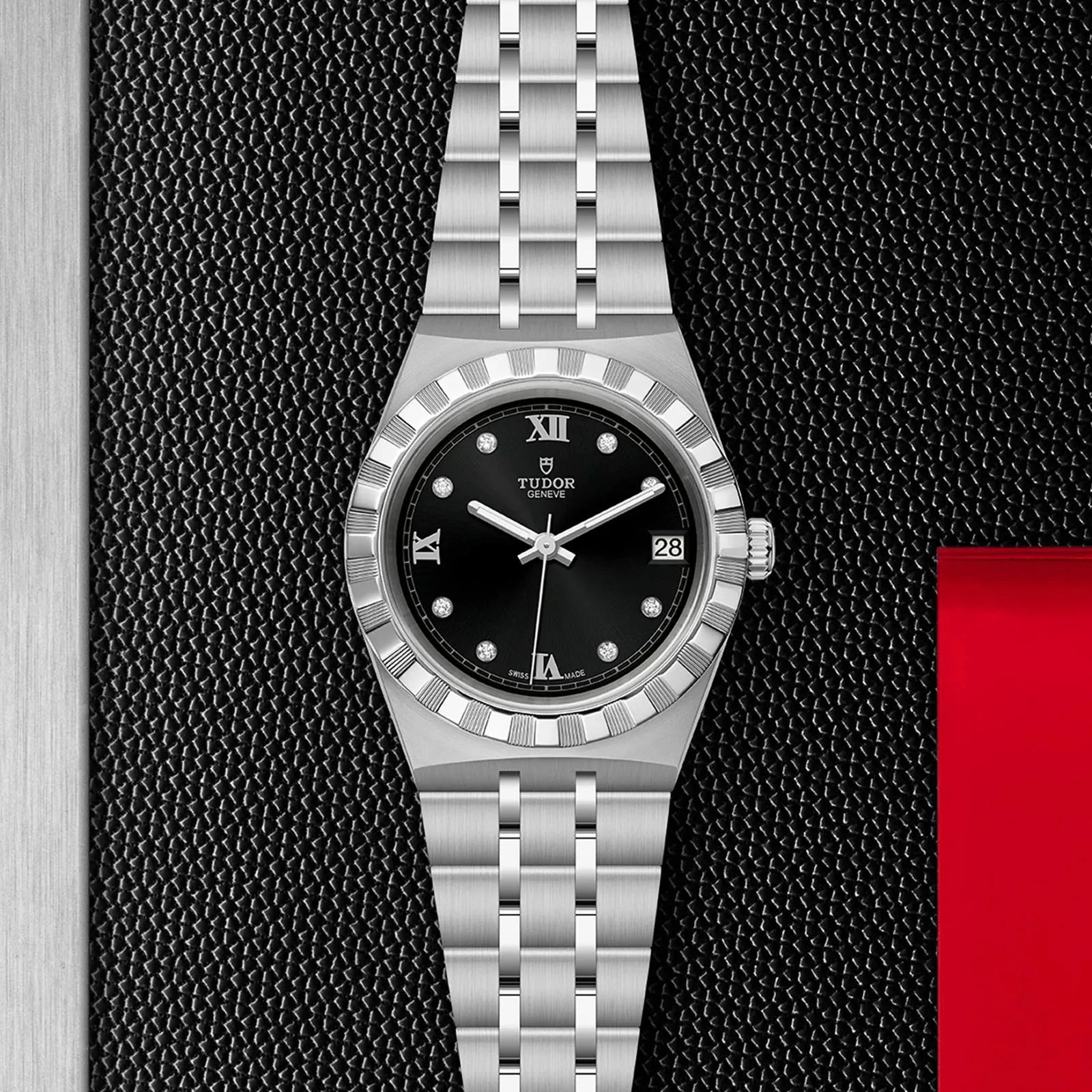 TUDOR Watch TUDOR Royal, Black Dial, Stainless Steel Bracelet (M28500-0004)