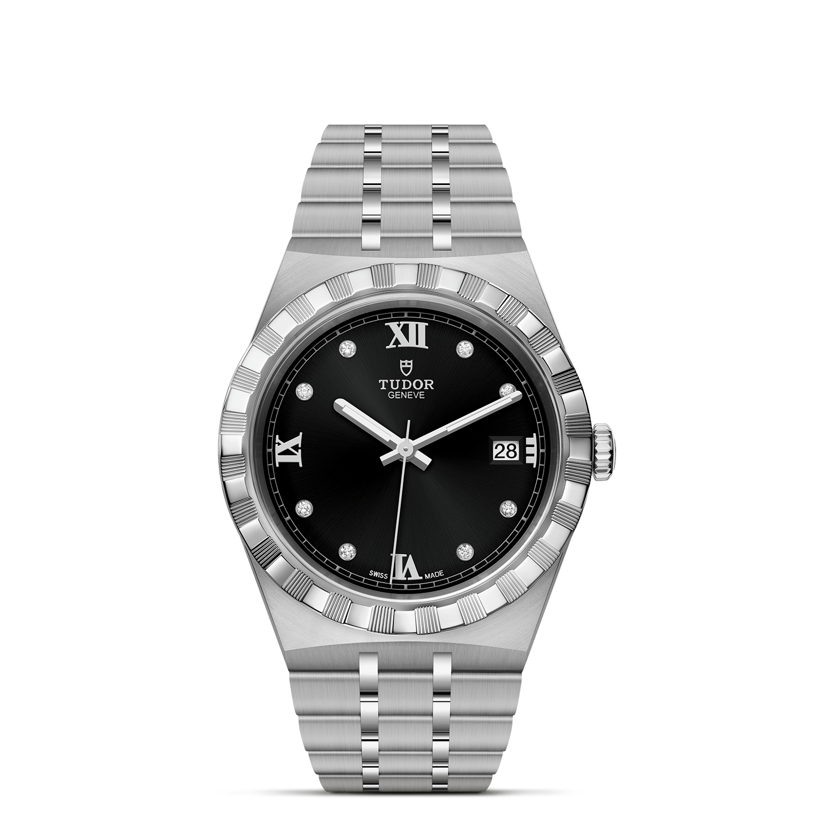 TUDOR Watch TUDOR Royal, Black Dial, Stainless Steel Bracelet (M28500-0004)