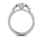 Vlora Engagement Ring Vlora 18k White Gold Round Engagement Ring Style Mounting