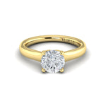 Vlora Engagement Ring Vlora 18k Yellow Gold Solitaire Engagement Ring Mounting