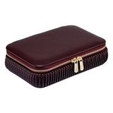 Wolf Designs BORDEAUX JEWELRY ZIP CASE