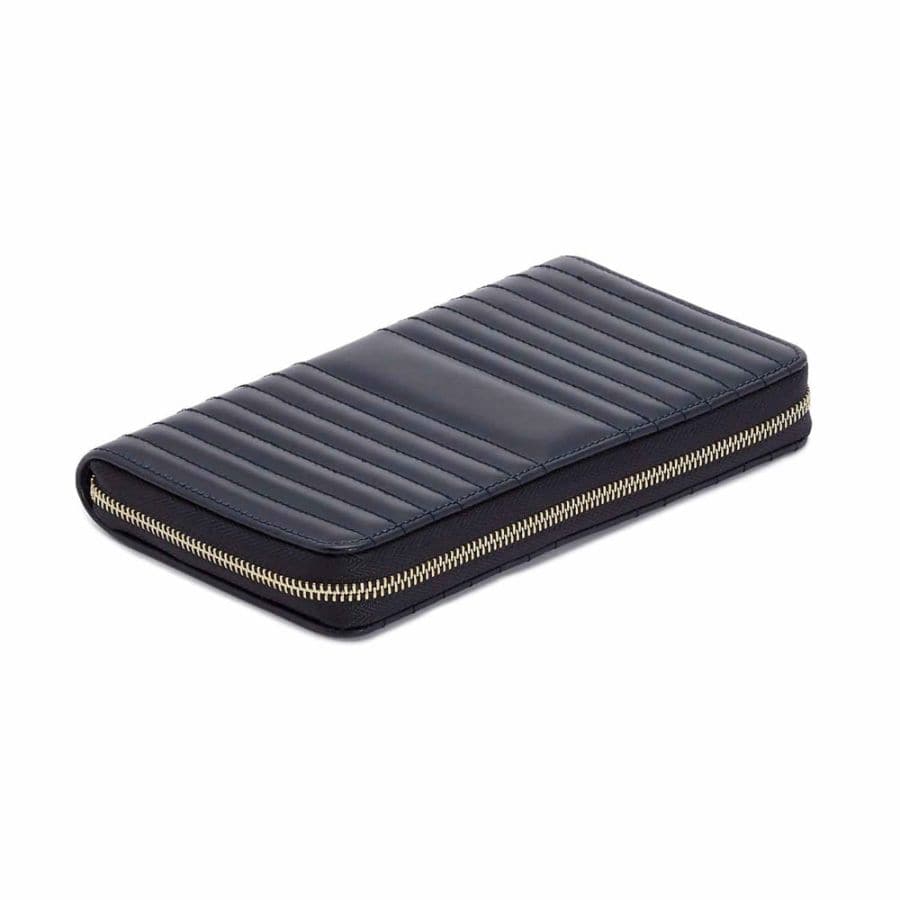 WOLF Designs Jewelry Cases Maria Jewelry Portfolio Travel Case - Navy