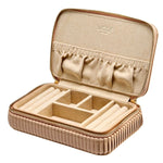 Wolf Designs WOLF Bella Zip Jewelry Case - Mocha