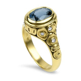 Alex Sepkus Ring Alex Sepkus Blue Spinel and Diamond Emma Ring 6.50