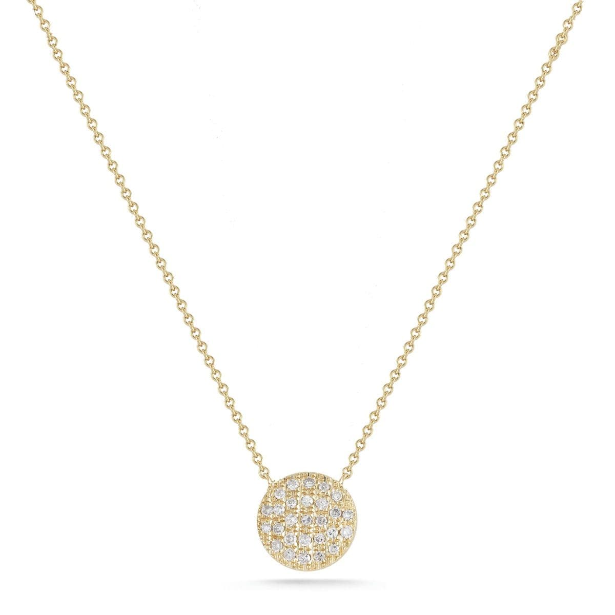 Dana Rebecca Designs Necklaces and Pendants Lauren Joy Medium Disc Necklace 16"