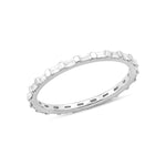Dana Rebecca Designs Ring Sadie Pearl Baguette Diamond Eternity Ring - White Gold 6