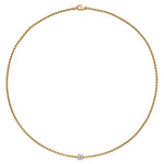 Fope Bracelet Aria 18K Yellow Gold Diamond Necklace