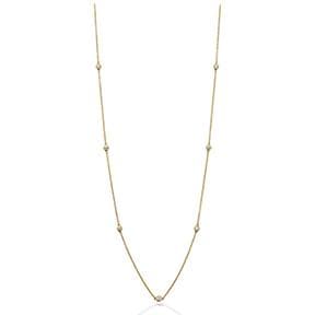 Hearts on Fire Necklaces and Pendants 18k Yellow Gold Signature Diamond Bezels By The Yard - 7 Diamonds .66