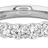 Hearts on Fire Engagement Wedding Band Copy of 18K Yellow Gold Five-Stone Diamond Band 1.00 / G-H/VS-SI / 6.5