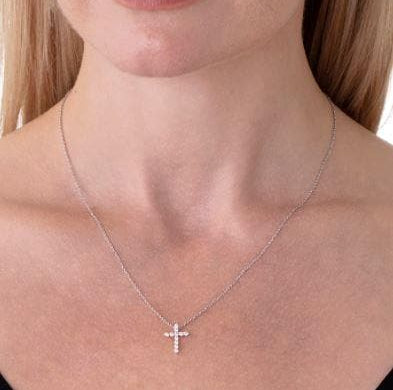 Hearts on Fire Necklaces and Pendants Signature Cross Diamond Necklace - Medium