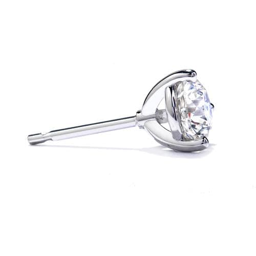 Hearts on Fire Earring Three-Prong Stud Earrings