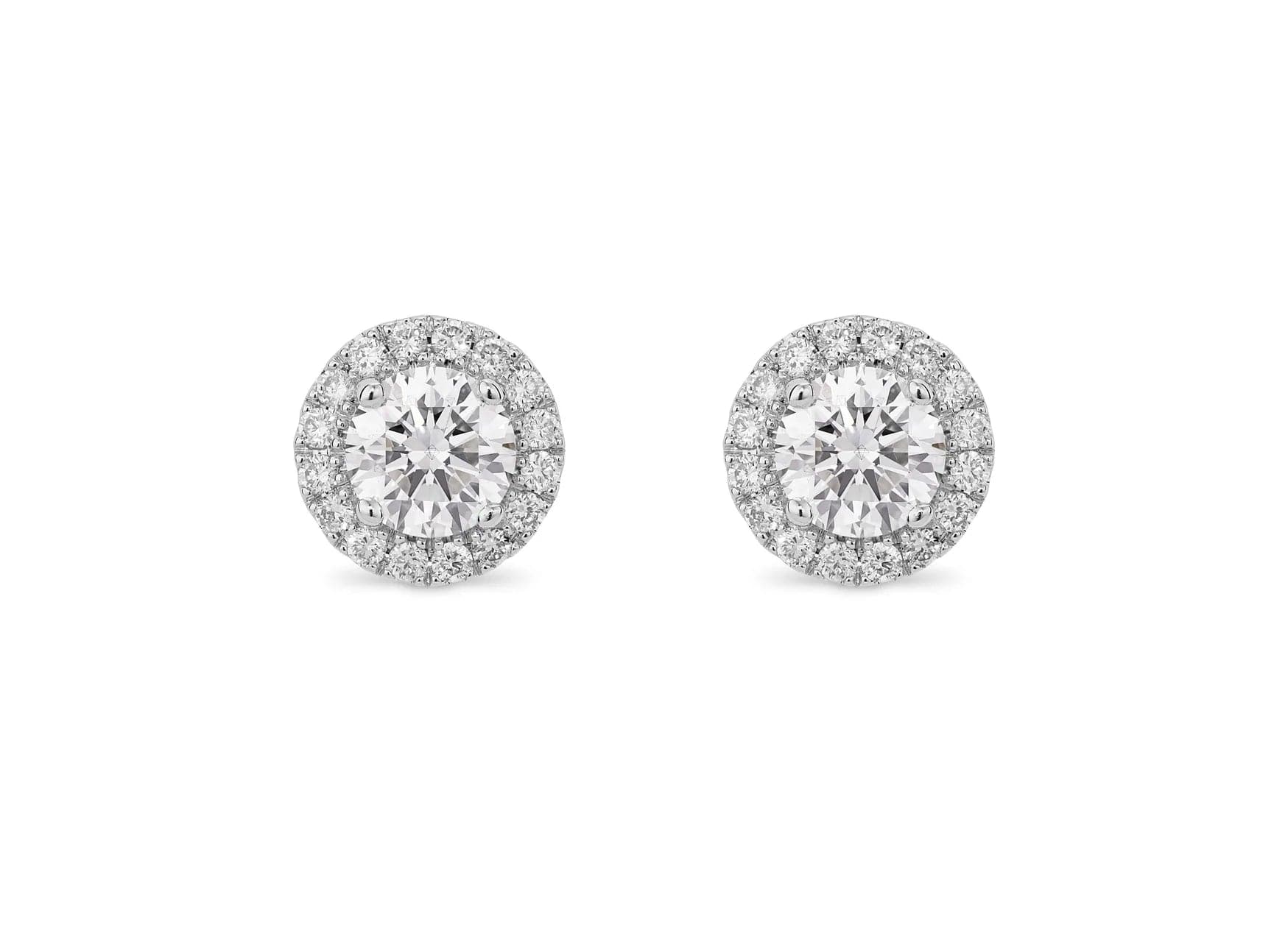 14K White Gold 1ctw Lab Grown Diamond Studs