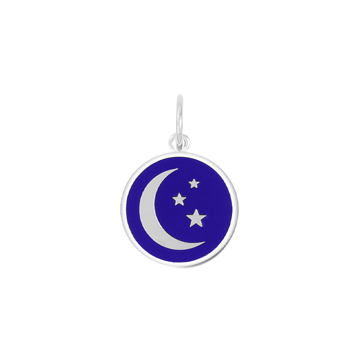 LOLA Necklaces and Pendants LOLA Moon and Stars Pendant - Royal Blue Small