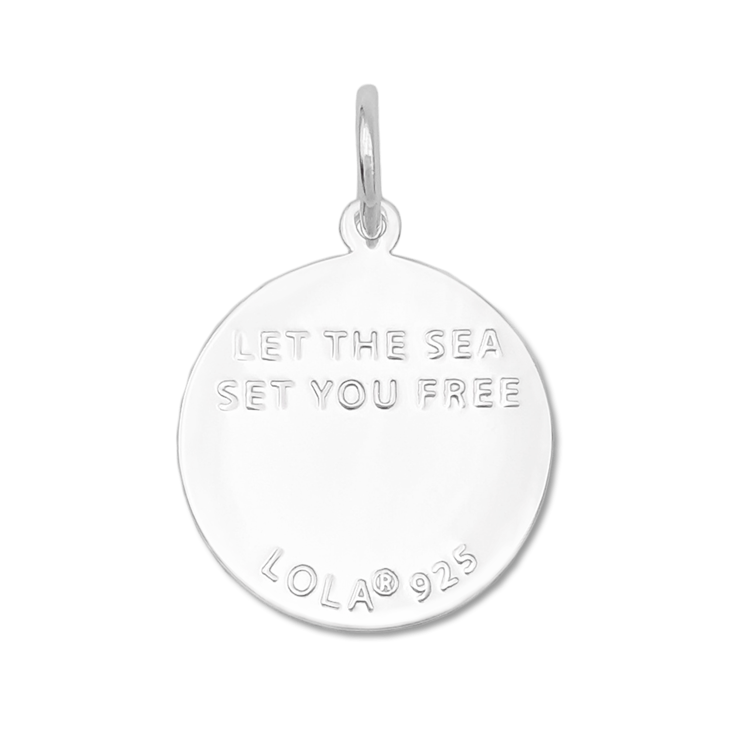 LOLA Necklaces and Pendants Whale Tail Pendant - Pewter