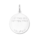 LOLA Necklaces and Pendants Whale Tail Pendant - Pewter