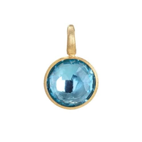 Marco Bicego Necklaces and Pendants Jaipur 18K Yellow Gold Blue Topaz Pendant