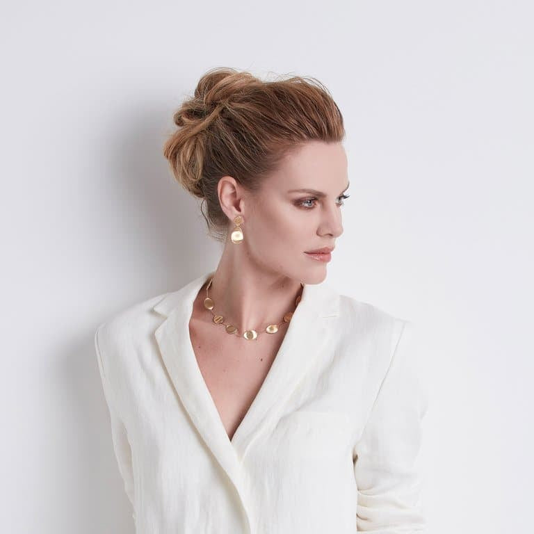 Marco Bicego Necklaces and Pendants Lunaria Collection 18K Yellow Gold Short Necklace