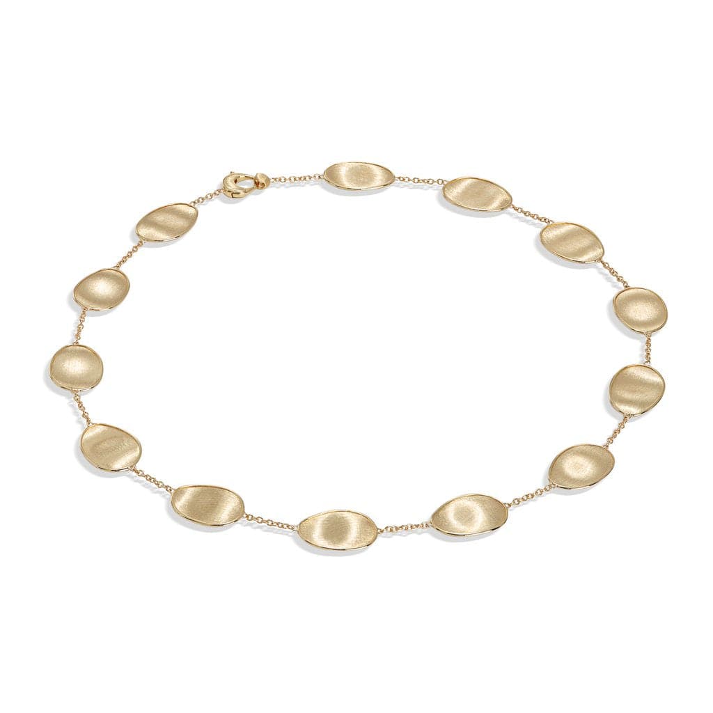 Marco Bicego Necklaces and Pendants Lunaria Collection 18K Yellow Gold Short Necklace