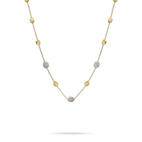 Marco Bicego Necklaces and Pendants Siviglia Diamond Pavé Small Bead Necklace