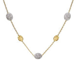 Marco Bicego Necklaces and Pendants Siviglia Diamond Pavé Small Bead Necklace