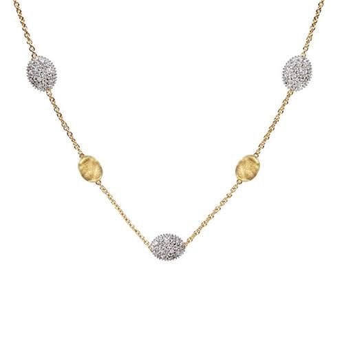 Marco Bicego Necklaces and Pendants Siviglia Diamond Pavé Small Bead Necklace