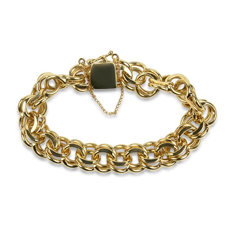 Estate 14K Gold Charm Bracelet