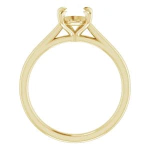 Sincerely Springer's Engagement Ring 14k Yellow Gold Oval Solitaire Engagement Setting