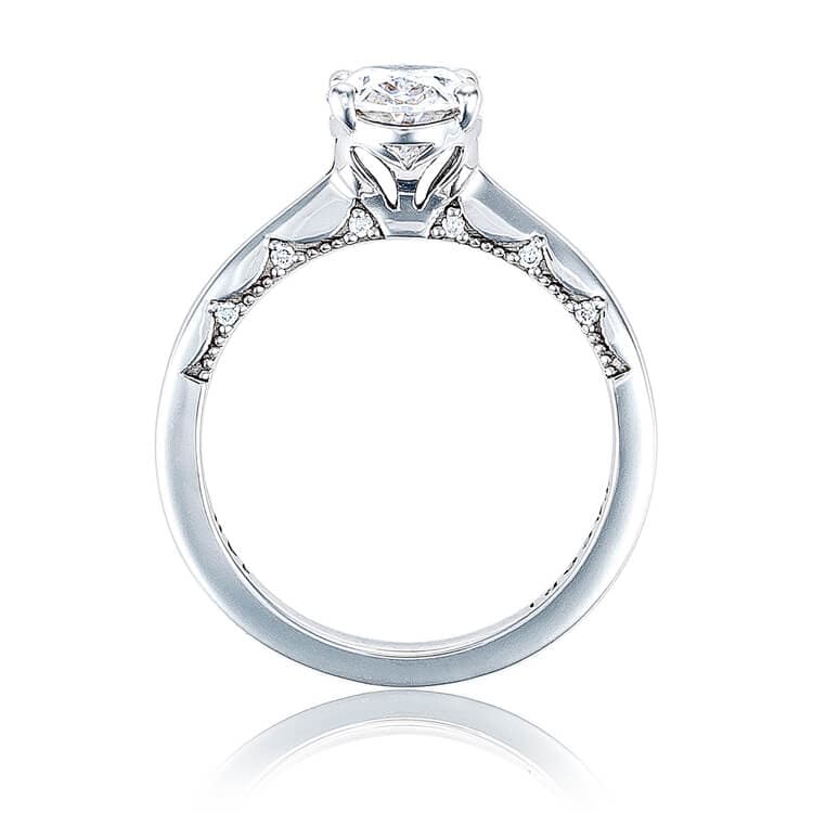 Tacori Engagement Engagement Ring Coastal Crescent Oval Solitaire Engagement Setting 8.5x6.5mm / 6.5